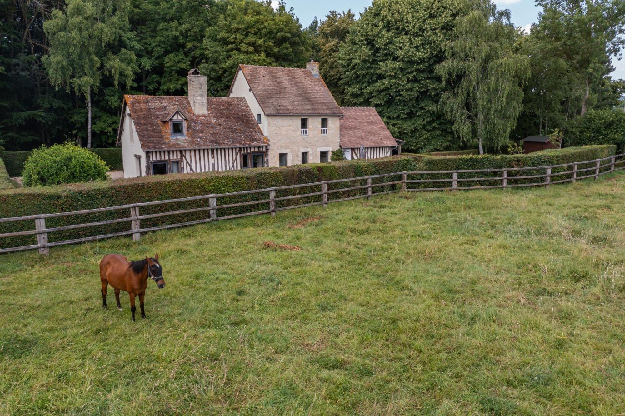 La Maison Corniere Bieville-en-Auge エクステリア 写真